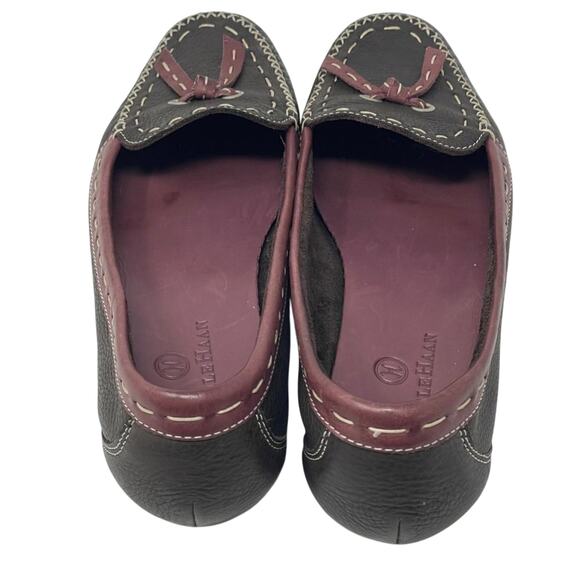 Cole Haan Brown & Mauve Leather Flats Size 8.5B - Picture 8 of 11